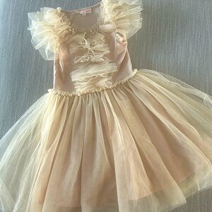 Tutu Du Monde size 4/5 blush toned ruffle dress